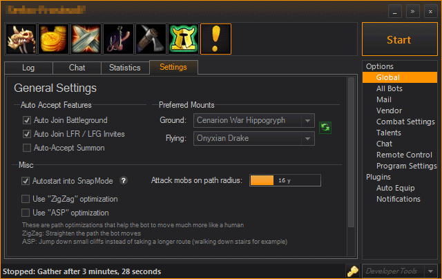 ReBot UI WoWBot World of Warcraft